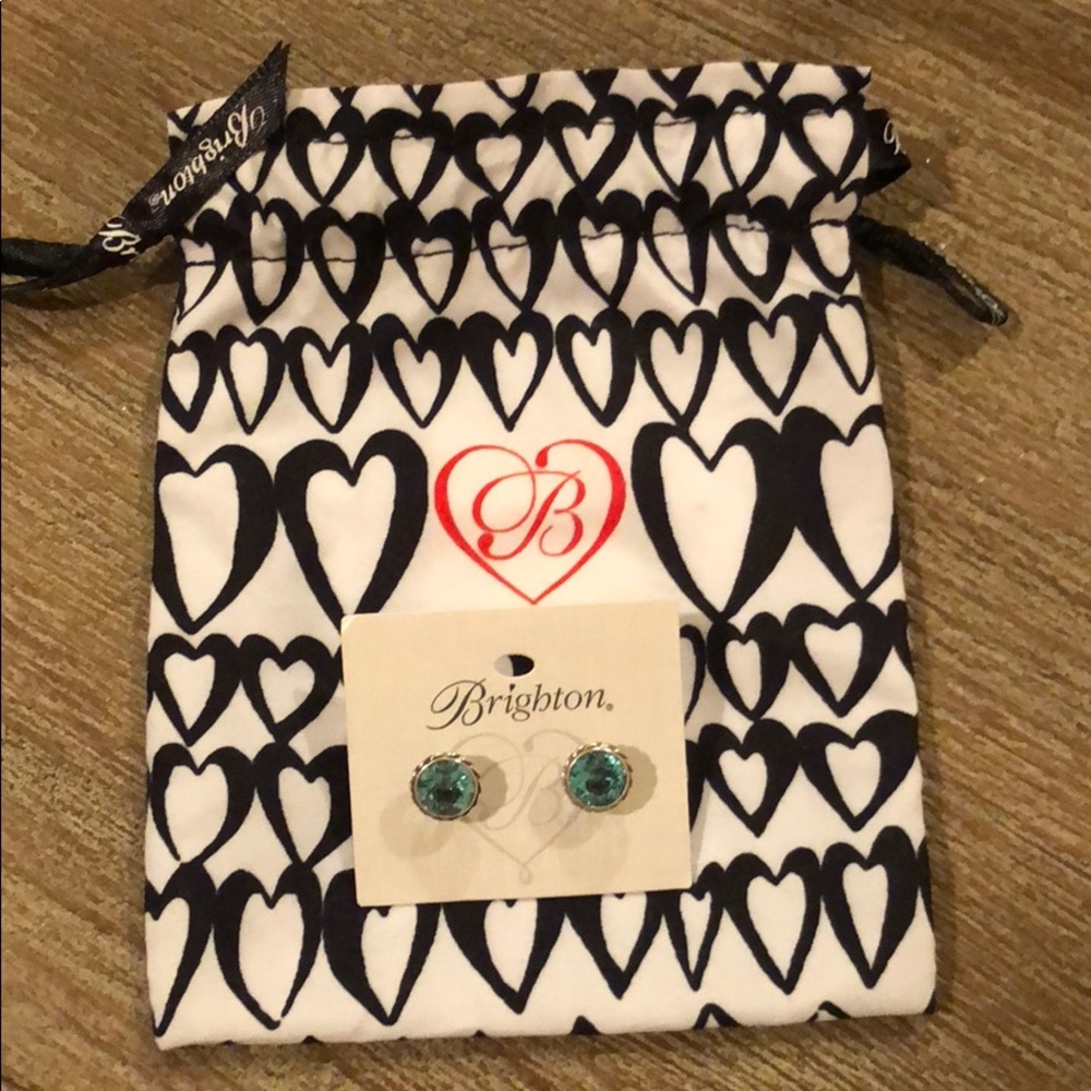 Brighton Aquamarine March Birthstone Earrings